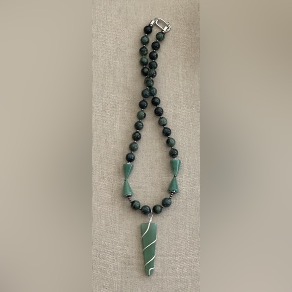 24 inch Kambaba Gemstone bead necklace NWOT - Picture 11 of 14